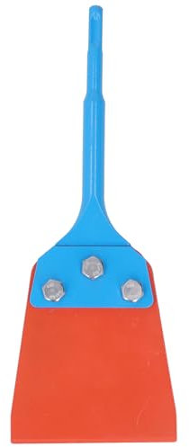 65 Manganese Steel Floor Scraper Extra Wide 4 Inch Cutter Powerful Thinset Adhesive Remover for Tile Cement Grout Removal Durable Construction Tool