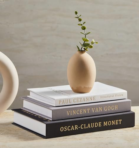 Aesthetic Decorative Books - Coffee Table Books Decor - Faux Decor Book Storage Box for Decoration - Set of 3 Linen Fake Book for Home Table Decor - Bedside Tables Decors - Home Room Bookshelf Decors