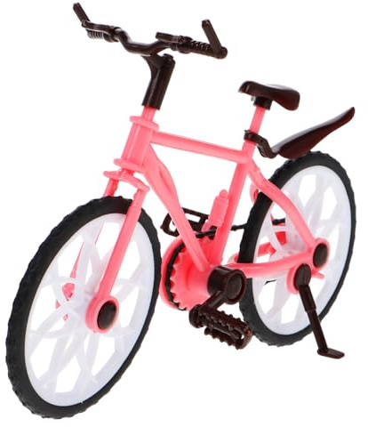 CLISPEED Dekoratives Kleiner Rennrad Modell Für Kinder Aus Kindersicheren Materialien Mit Klingel Tragbares Fingerfahrrad Spielzeug Für Puppen Und Fahrradparty