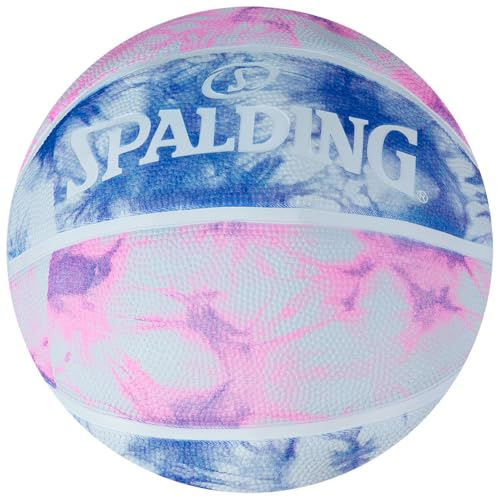 Spalding - Tie Dye sz6 Rubber Basketball - Lila - Größe 6 - Basketball
