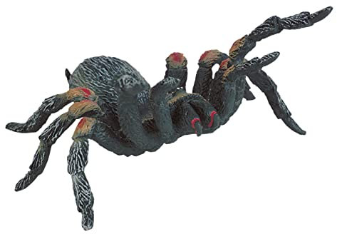 Bullyland 68453 - Spielfigur Rotknie Vogelspinne, ca. 11,5 cm große Tierfigur, detailgetreu, PVC-frei, ideal als kleines Geschenk für Kinder ab 3 Jahren