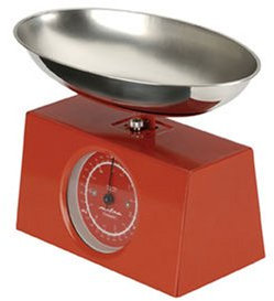 Typhoon Bilancia da Cucina Rettangolare Metro – Rosso