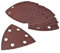 Toolzone 10Pc 90mm Hook and Loop Backed Delta Triangle Sander Sandpaper Pads Sheets