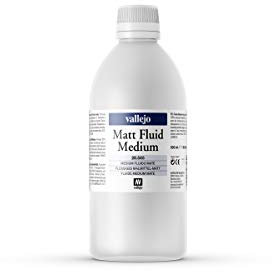 Vallejo : Acrylic Fluid Matt Medium : 500ml