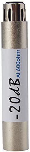 PRO SIGNAL XLR Attenuator Adaptor, 20dB – 3 Pin XLR Plug to Socket, Unbalanced Circuit, Professional Audio Equipment – PSG02973