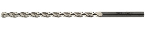Bohrcraft Spiralbohrer HSS-G DIN 1869 geschliffen Split Point Typ TL 10,0 x 430/295 mm in Tasche Professional Plus, 1 Stück, 14100731000