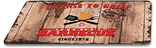 PPD Grilled With Passion Brettchen, Frühstücks Brett, Resopal, Braun / Bunt, 23.3 x 14.3 cm, 602398