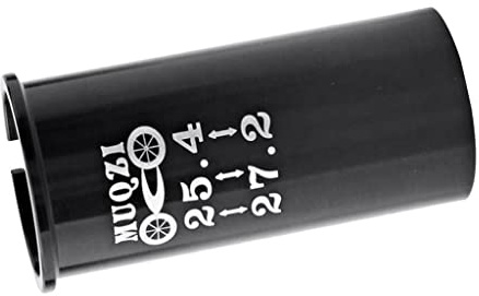 MagiDeal Sattelstützen Reduzierhülse Shim Adapter 25.4mm zu 27.2mm, aus Aluminiumlegierung