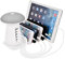XPhonew - Stazione di ricarica USB HUB con lampada da scrivania a LED a fungo 3.0, ricarica rapida, compatibile con iPhone XS MAX XR X 8 7 6 6S Plus iPad Mini Pro Air Samsung LG Sony Smartphone