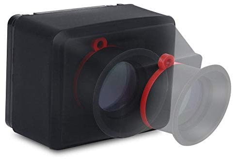 Sxhlseller Kamerasucher, Professional Folding Langlebiger 3,2-Zoll-LCD-Sucher 3-fache Lupe Zubehör für Spiegellose DSLR-Kameras