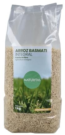 Arroz basmati integral BIO | 1 kg | Naturitas Essentials | Origen India grano largo | Arroz basmati integral de cultivo ecológico | Arroz