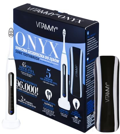 VITAMMY Onyx Schallzahnbürste mit Polierfunktion