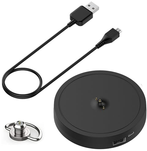 Power Up Ladestation für Ultimate Ears UE Boom 3/Megaboom 3/Blast/Megablast, Ladegerät Cradle Mount Stand Basisstation mit extra USB Port, USB-Kabel (Schwarz)