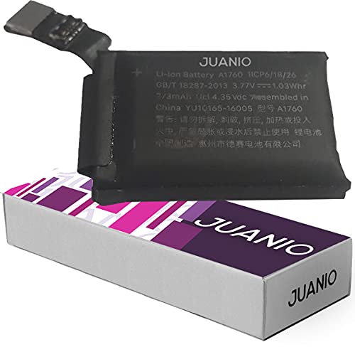 JUANIO Bateria Interna Compatible para Apple Watch Serie 2 38mm 273mAh