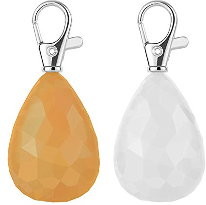 Novkin Wiederaufladbares 2er-Pack Hundelicht, wasserdichtes LED-Hundehalsbandlicht Am Halsband, an der Leine oder am Gurt befestigen , Sicherheitslicht für Nachtwanderungen, Camping