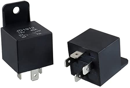 EPLZON JD1912 Automotive Relay 4 Pin 40A 12V SPST Automotive Switches And Starters (Pack of 2 pcs)