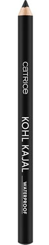 Catrice Kohl Kajal Waterproof, Nr. 010 Check Chic Black, schwarz, definierend, schimmernd, glänzend, vegan, wasserfest, Mikroplastik Partikel frei (0,78g)