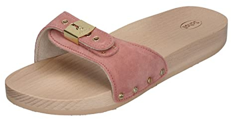 Scholl Pescura Flat, Sandali Donna, Rosa, 41 EU