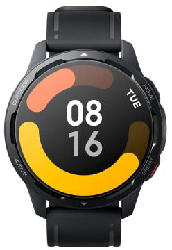 Xiaomi Watch S1 Active Smartwatch (1,43 AMOLED HD; 117 Trainingsmodi; Überwachung von SpO2, Herzfrequenz & Schlaf; Bluetooth; NFC; GPS, 5 ATM, bis zu 12 Tage Akku, Alexa) Schwarz (Generalüberholt)