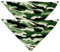 Hundehalstuch, Grün, Camouflage, Militär, Mädchen, Jungen, Haustier-Lätzchen, Hundeschal, waschbar, Zubehör für kleine, mittelgroße und große Hunde, Welpen, Katzen, Haustiere, 2 Stück