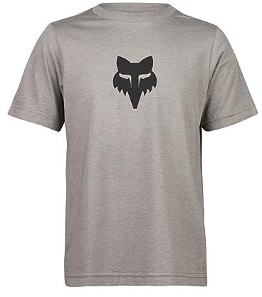 Fox Racing Yth Legacy Ss Tee Windbreaker Unisex Kinder, Grau, L