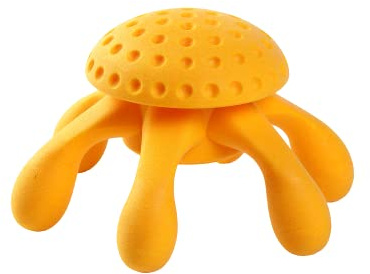 KIWI WALKER Let's Play! Hundespielzeug Octopus (Orange, MINI)