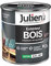 Julien Peinture Bois Microporeux Extérieur Satin - Portes, fenêtres, portails, mobilier de jardin - Gris Anthracite 0,5 L