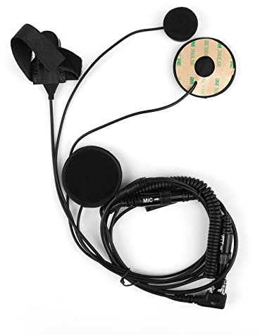 Topteng 1x Helmet Tactical Motorcycle Race Headset PTT For Baofeng Two Way Radio