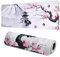 Cozlly 900 x 400 x 3mm XXL Tappetino per Mouse Gaming, Mousepad con Base in Gomma, Tappetino Mouse Gaming Grande per Mouse e Tastiera (Bianca)