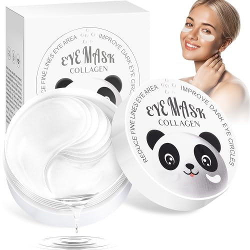 Augenpads,eye pads,Augenmaske gegen Augenringe pads, Falten, Tränensäcke- Golden Snail Augenpads mit Kollagen und Glycerin für Anti-Aging(60 Stück)