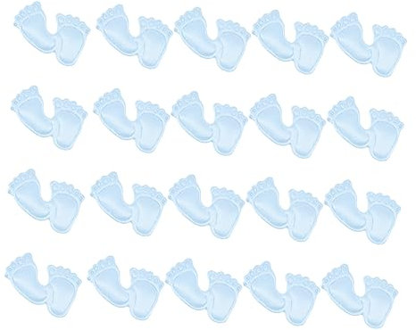 Garneck Baby-geburtstagsparty-dekorationen 200 Stück Himmel Harzfüße Streudeko Personalisierte Dekoartikel