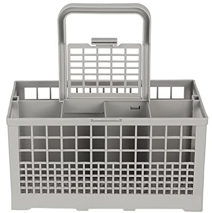 Itonash Dishwasher Cutlery Basket, Multipurpose Dishwasher Replacement Box Basket Box with Removable Handle Compatible with Most Brands 9.4 x 5.3 x 4.8in