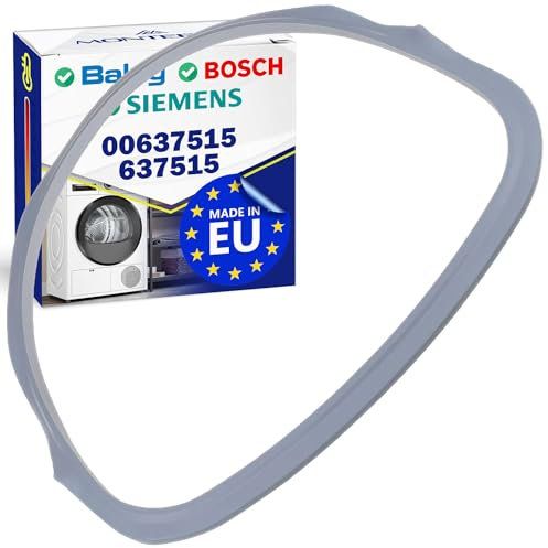 Burlete Junta de Goma para Secadora con Código Original 00637515 637515 para Bosch para Siemens para Balay - MADE IN EU - Garantía 10 Años - MONTERAL