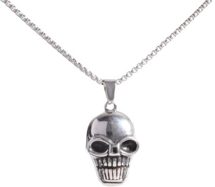 GZHENGZG Herren Halsketten und Damen Schmuckhalsband mit Neo Goth Calavera Halskette für Männer und Frauen, Punk Kleidung, Hip Hop, Pop Schmuck Accessoires, Modegeschenke Geschenk