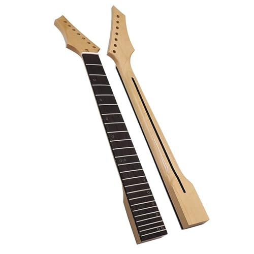 manche de guitare Guitare 7 Cordes En Bois D'origine Pour Gaucher 24 Frettes En Érable Largeur 6,8 Manche De Guitare Professionnel Modifié DIY