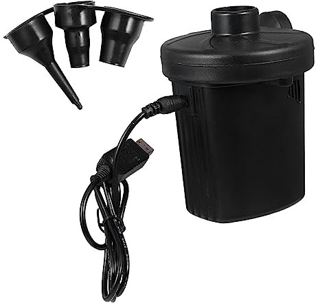 Garneck Bomba De Aire Eléctrica Recargable Usb Inflable Para Colchón De Aire Boquillas