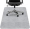 Tappeto Sedia Ufficio, Tappeto Salvapavimento Antiscivolo 90 x 120 cm, Ufficio Protettore del Pavimento, Tappeto per Sedia, Tappetino Pavimenti per Parquet e Pavimenti Duri/Piastrelle (Grigio chiaro)