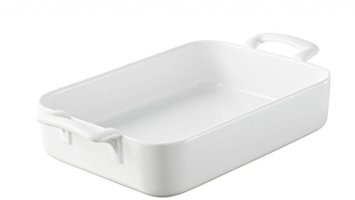 Revol 5571 Plat à Four Rectangulaire Porcelaine Blanc 34 x 25 x 6,5 cm