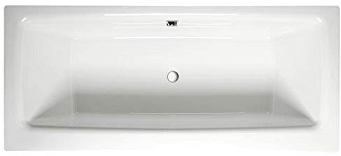 Badewanne KVADRA 180x80x47cm mit breitem Wannenrand, komplett mit Styroporträger