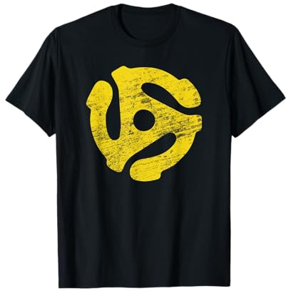 Vinyl Record 45 RPM Spindle Adapter T-Shirt