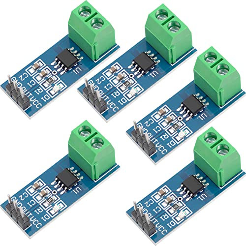 AZDelivery 5 x ACS712 Stromsensor 5A Messbereich Range Modul Current Sensor kompatibel mit Arduino inklusive E-Book!