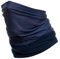Hilltop® Polar Multifunktionstuch mit Fleece, warmes Schlauchtuch, Schal, Halstuch für kalte Herbst und Wintertage, für Damen und Herren, Trendige Farben, Farbe:dunkel blau mit schwarzem Fleece