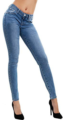 Toocool - Jeans Donna Pantaloni Skinny Slim Elasticizzati Push up Aderenti Nuovi M5780