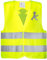 AMPELMANN Warnweste | LOTSE | EN ISO 20471 | Signal gelb | reflektierend | Sicherheitsweste | Straßenverkehr | Berlin | EU Norm (XL)