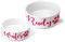 Personalised Pet Bowls Dog Bowl Cat Bowl Rabbit Animal Food Water Treat Mrs Hinch (Large Bowl (1 Lt), Pink)