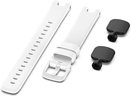 Armband Kompatibel mit Garmin Lily,Sport Watchband Silikon Ersatzband Watch Armband Verstellbares Weiches Silikonband Strap,Uhrenarmband Armbänder Sports Wrist Strap für Garmin Lily (Weiß)