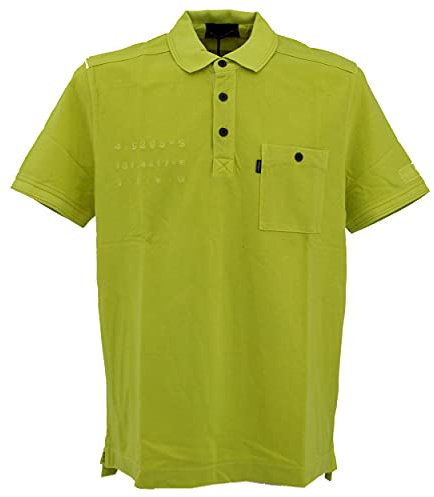 camel active Kurzarm Polohemd Poloshirt Pique Lemon