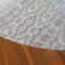 Transparente Folie Tischdecke Tischfolie Schutzfolie mit Muster Aurora Dantelle Oval 130 x 160 cm abwaschbar