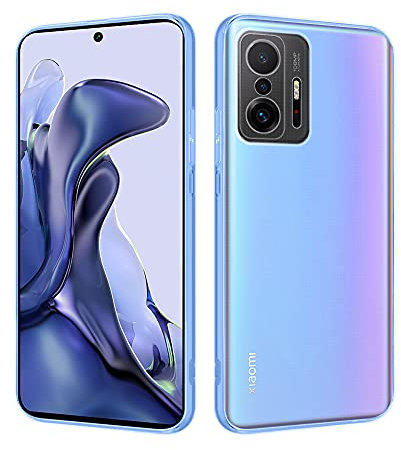 HSP Hülle für Xiaomi 11T 5G / 11T Pro 5G [Staubabweisend] Handyhülle | Premium TPU Silikon Case Schutzhülle | Kratzfest Stoßfest Fallschutz | Kameraschutz | Passgenau Durchsichtig | Transparent