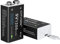 CITYORK Batería de 9 V 1200 mAh (2 pack), PP3/MN1604/6F22/6LR61 batería recargable de litio USB, con puerto de carga micro USB, adecuada para detectores de humo, estufa de gas, guitarra, teclado y más